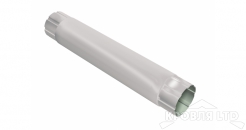 Труба круглая Оптима 1м 90мм RAL 9003 белый