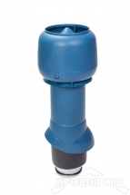 Вентиляционный выход Vilpe 125P/IS/500 цвет синий