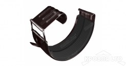 Соединитель желоба Oптима 125мм RAL 8017 шоколад
