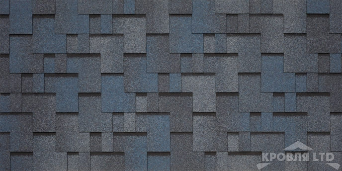 Гибкая черепица Тегола серия Категория КОМФОРТ  коллекция San Remo цвет Ghiaccio di Montagna 384