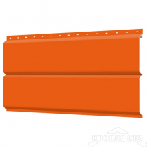 Сайдинг металлический Евробрус RAL 2004 Апельсин, толщина 0,45