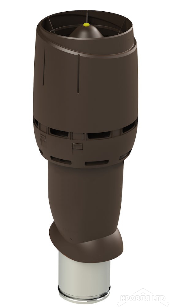 Вентиляционный выход Vilpe FLOW 160P/IS/700 цвет коричневый
