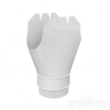 Воронка выпускная Проект 185/150 Ral 9003 Белый