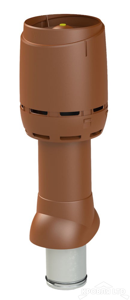 Вентиляционный выход Vilpe FLOW 125P/IS/700 цвет кирпичный