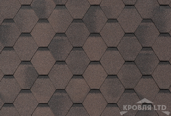 Гибкая черепица Шинглас серия Комфорт коллекция Сальса цвет Финик