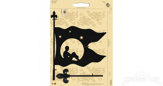 Указатель ветра малый Duck & Dog 393 Мечтатель на флаге