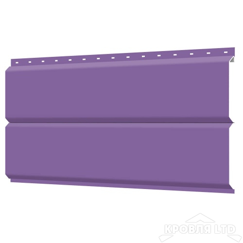 Сайдинг металлический Евробрус RAL 4005 Сиреневый, толщина 0,45