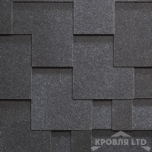 Гибкая черепица Ruflex  серия Премиум коллекция Runa Premium цвет Темная ночь