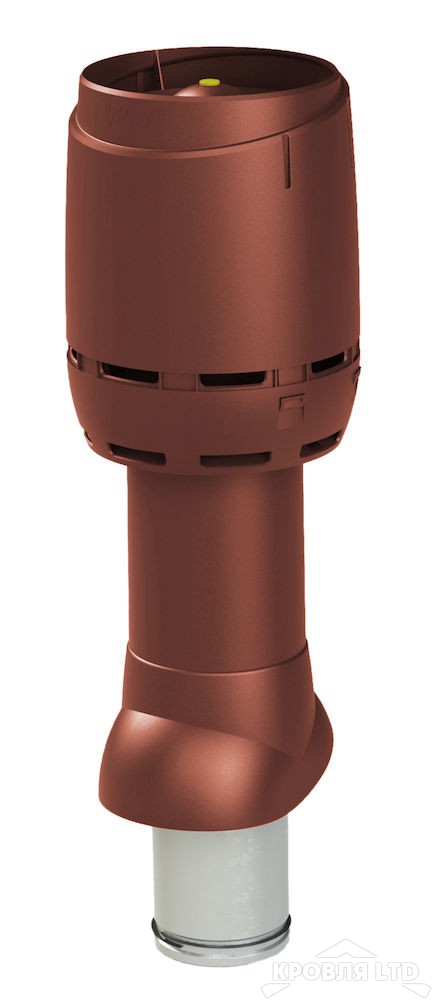 Вентиляционный выход Vilpe FLOW 125P/IS/700 цвет красный