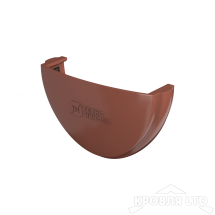 ТН ПВХ D125/82 ММ ЗАГЛУШКА ЖЕЛОБА КРАСНЫЙ  Rall 8004