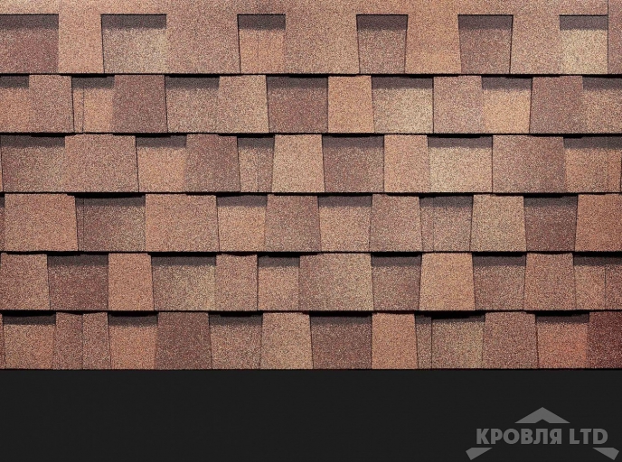 Гибкая ламинированная черепица Дёке серия PREMIUM  Коллекция DRAGON цвет Капучино