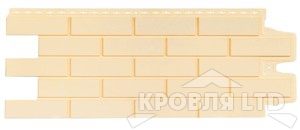 Фасадная панель Grand Line "Клинкерный кирпич" Classic Бежевый