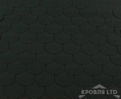 Гибкая черепица Roofshield  серия Family light коллекция Готик цвет Зеленый