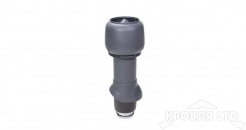 Вентиляционный выход Vilpe 125P/IS/500 цвет серый