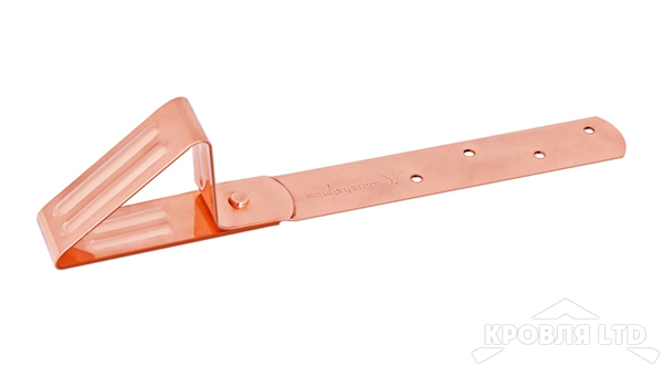 Снегозадержатель Aquasystem для мягкой кровли Цвет Медь