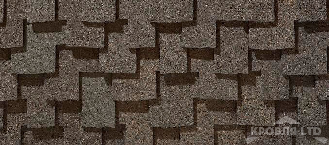 Гибкая черепица Certain Teed коллекция Presidential Shake TL  цвет Autumn Blend