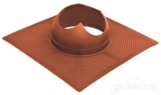 Основание для вентеляционной трубы Krovent Base-VT  110 кирпичный для гибкой черепицы