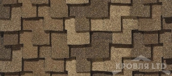 Гибкая черепица Certain Teed коллекция Presidential Shake TL  цвет Chestnut