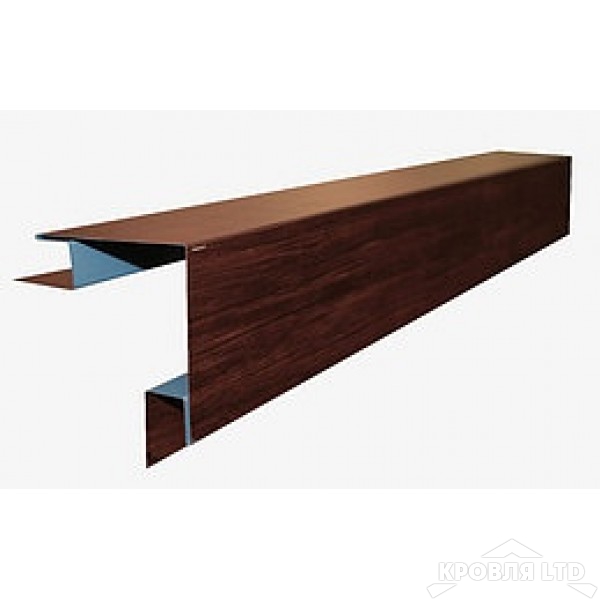 Планка угла внешнего сложного, под дерево Antique Dub, толщина 0,45