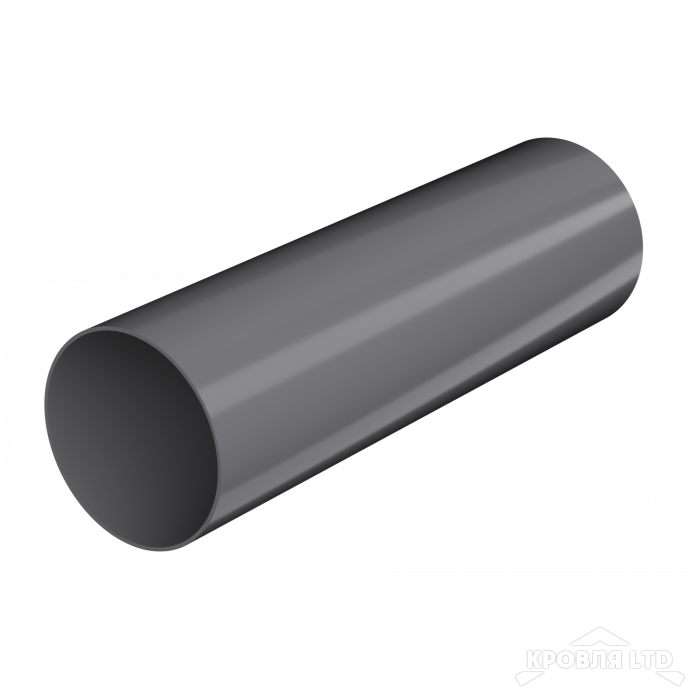 ТН ПВХ D125/82 ММ ТРУБА (1,5 М) СЕРЫЙ  Rall 7024