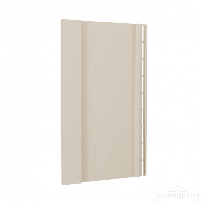 Сайдинг виниловый Вертикальный Döcke Premium цвет Сливки 3м