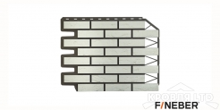 Фасадная панель FineBer  Кирпич баварский белый