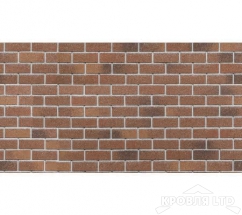 Фасадная плитка ТEХНОНИКОЛЬ HAUBERK цвет Красный кирпич