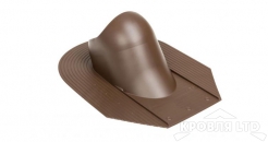 Основание для вентиляционной трубы Vilpe HUOPA/SLATE 110 –160 цвет коричневый  для гибкой черепицы
