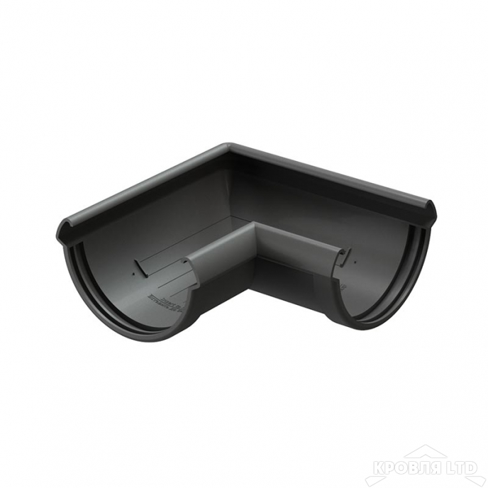 угол желоба наружный 90 градусов Деке Люкс  графит