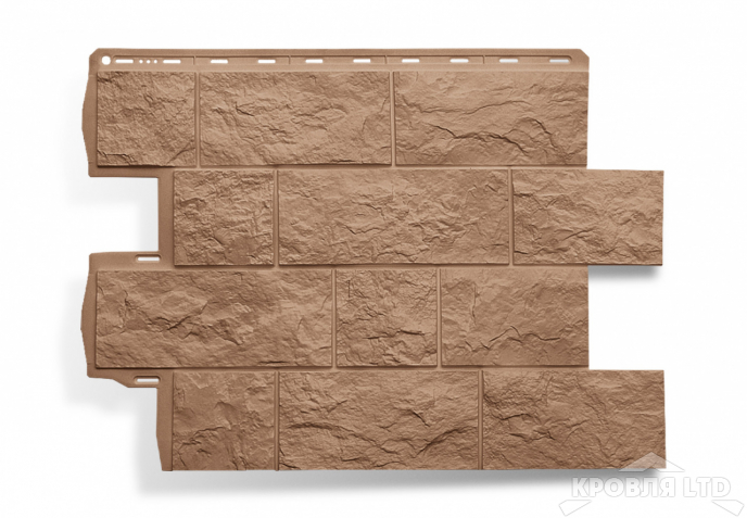 Фасадная панель Альта-Профиль Туф Эко Бежевый