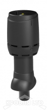 Вентиляционный выход Vilpe FLOW 110P/IS/350 цвет черный