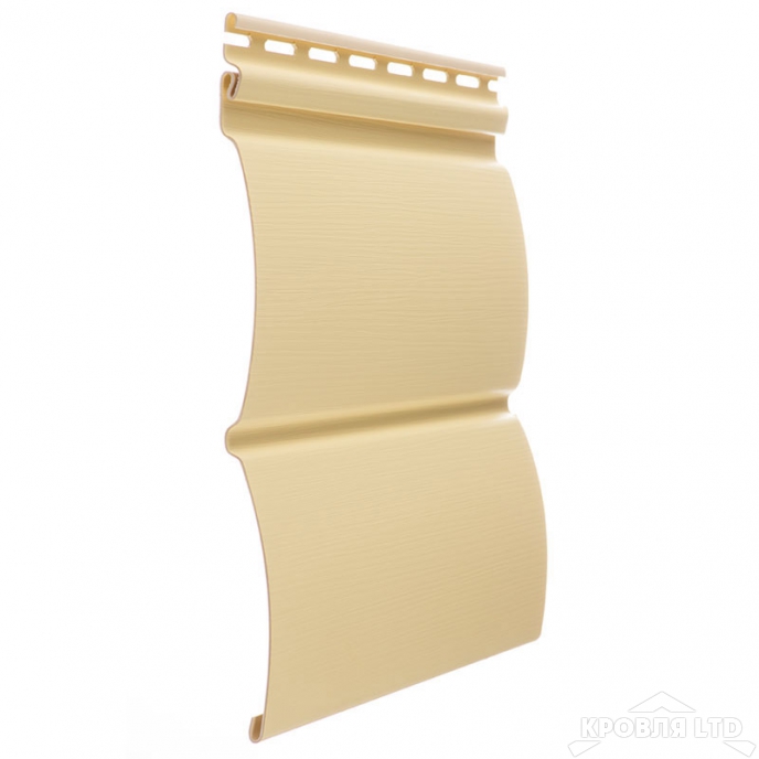 Сайдинг виниловый блок хаус  Döcke Premium цвет банан 3,6 м