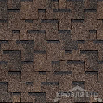 Гибкая черепица Шинглас серия Финская коллекция Аккорд цвет Коричневый