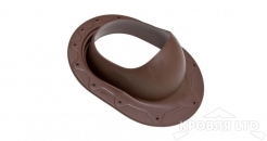 Основание для вентиляционной трубы Vilpe CLASSIC 110 –160 цвет коричневый  для гибкой черепицы или фальцевой кровли