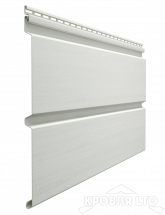 Сайдинг виниловый брус Docke Premium цвет Пломбир 3,6м