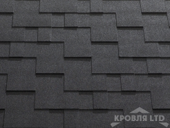 Гибкая черепица Катепал Коллекция Rocky цвет Черный
