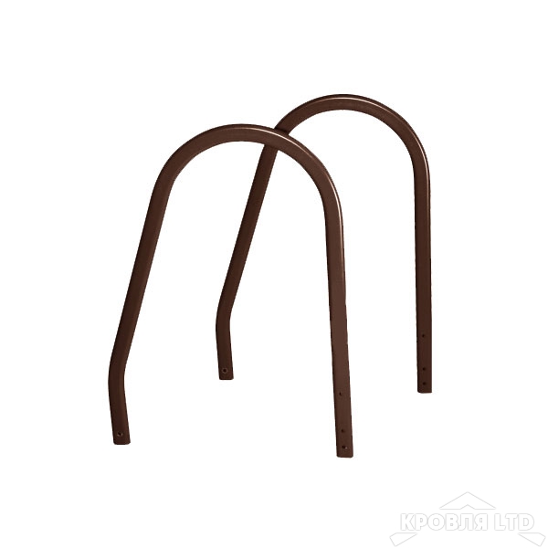 Поручень дуговой для стеновой лестницы Rofsystems серия PRESTIGE ZN, Полиэстер RAL 8017 коричневый шоколад