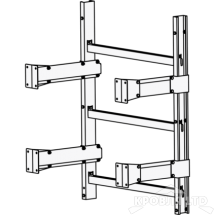 Пожарная лестница Универсальная Rofsystems П1-1, Ступень 800 мм Полиэстер RAL Цвет RAL  9003 
Белый, 1,05 м