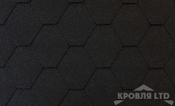 Гибкая черепица Roofshield  серия Family Eco Light коллекция Стандарт цвет графитно черный