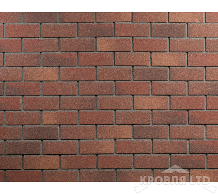Фасадная плитка ТEХНОНИКОЛЬ HAUBERK цвет Терракотовый кирпич
