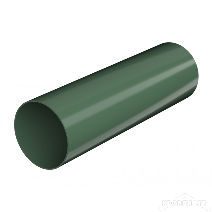ТН ПВХ D125/82 ММ ТРУБА (1,5 М) ЗЕЛЕНЫЙ Rall 6005