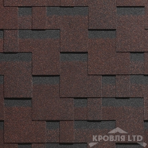 Гибкая черепица Дёке серия  PREMIUM коллекция Генуя цвет Какао