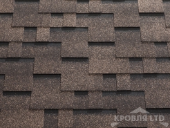 Гибкая черепица Катепал Коллекция Rocky цвет Махагон