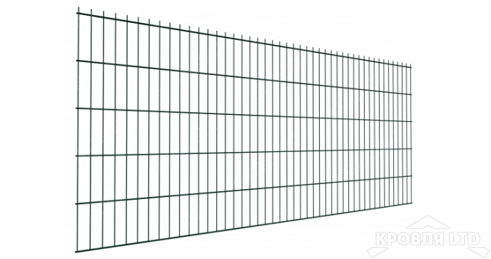 Ограждения ГрандЛайн Панель Bastion 5/6 2,03х2,5 RAL 6005 зеленый мох