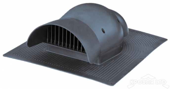 Кровельный вентиль Krovent KTV черный для гибкой черепицы