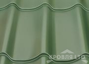 Металлочерепица Супермонтеррей, Colorcoat Prisma Pegasus metallic светло-зеленый , толщина 0,5