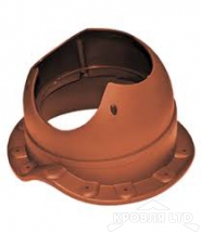 Основание для вентеляционной трубы Krovent Base-VT Wave 125/150 кирпичный для металлочерепицы