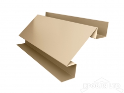 Планка угла внутреннего сложного, Полиэстер RAL 1015 светлая слоновая кость, толщина 0,45