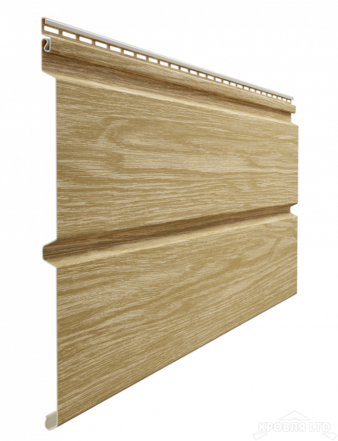 Сайдинг виниловый брус профилированный Döcke Монреаль цвет Зрелый каштан 3,6 м