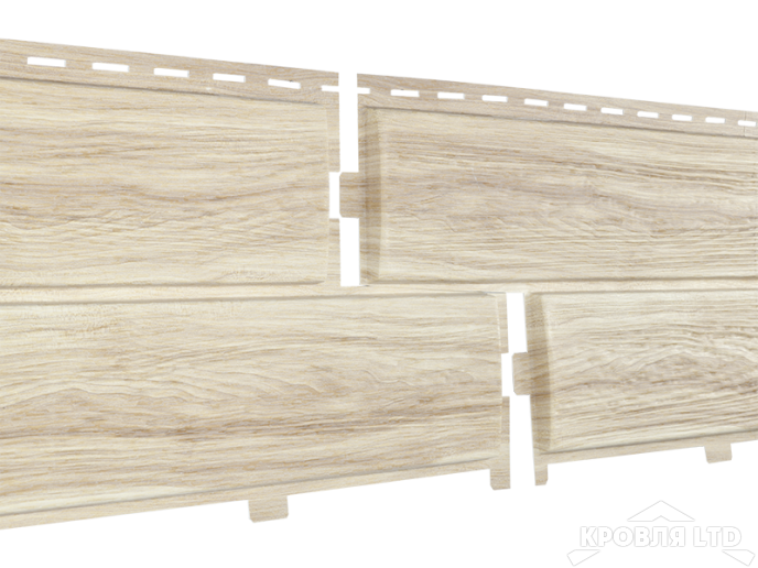 Фасадная панель Ю-ПЛАСТ Хокла Лиственница Светлая